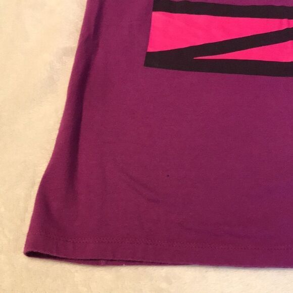 NIKE Slim Fit Purple T-Shirt - Size Large - Picture 2 of 6